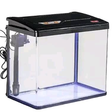 Petscope PS-420 Imported Aquarium Tank with LED Light +Filter+Motor -Black (400x257x427MM)